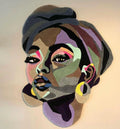 Tufted textile portrait